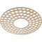 Ekena Millwork Fink Wood Fretwork Pierced Ceiling Medallion, Alder, 40"OD x 14 1/2"ID x 3/8"T CMWP40X40X0375FFAL - alternate 4